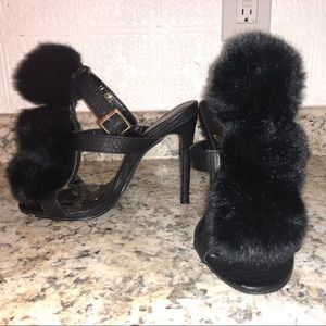 Privileged Pom Pom Heels